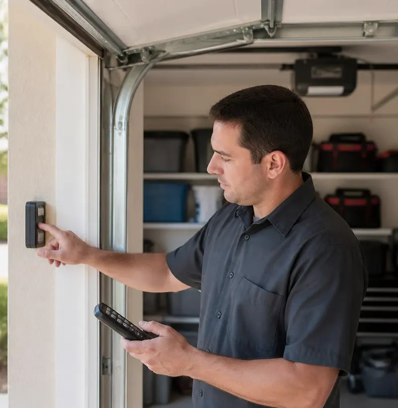 Garage Door Spring Repair in Lake Hamilton